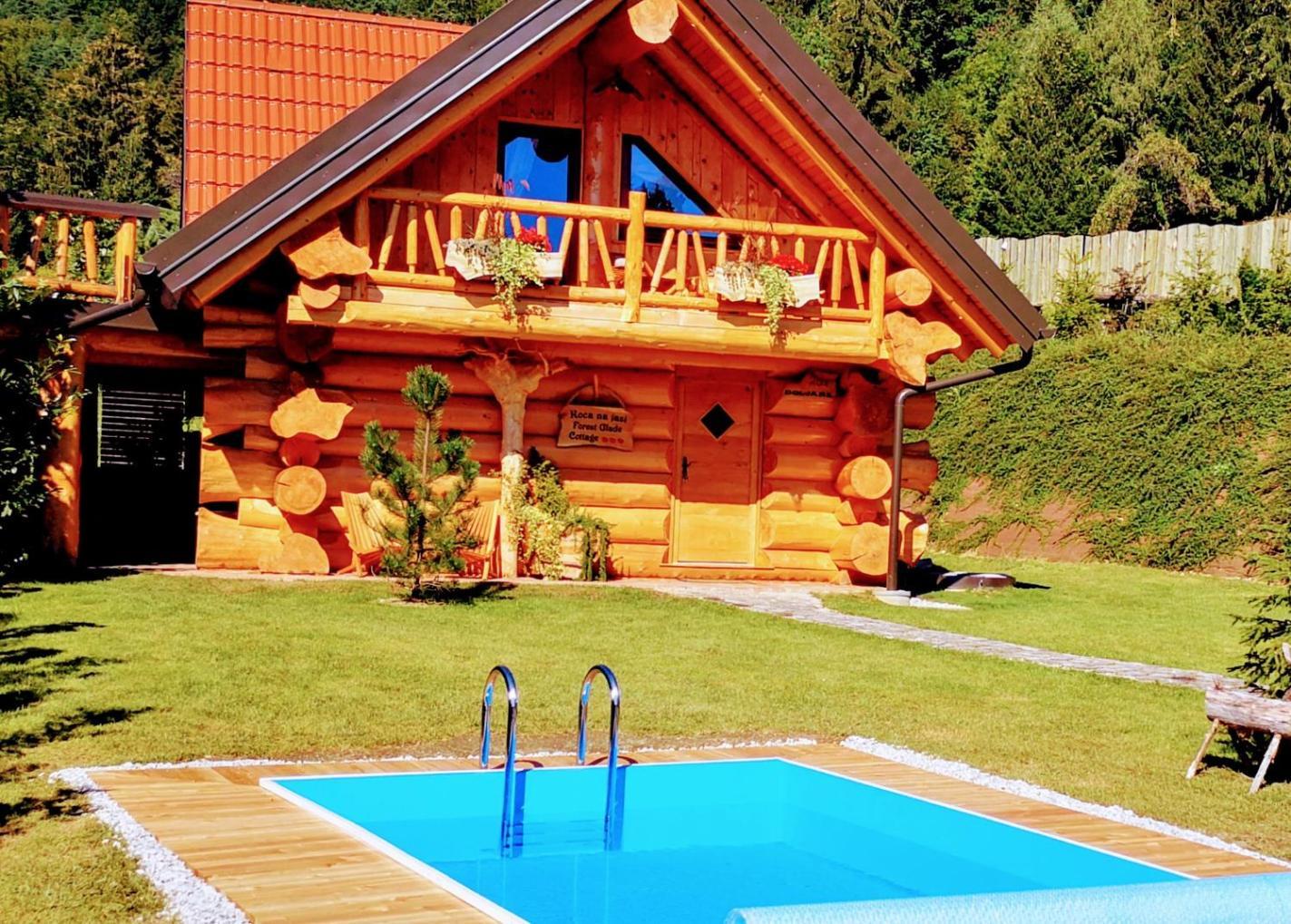 Forest Glade Cottage - Koca Na Jasi Recica ob Savinji المظهر الخارجي الصورة